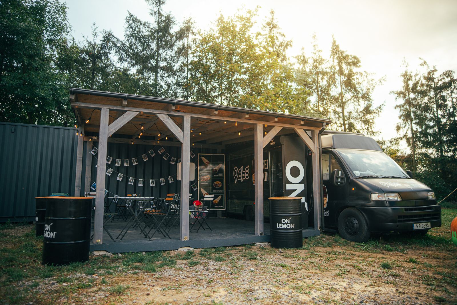 Food truck i ogródek